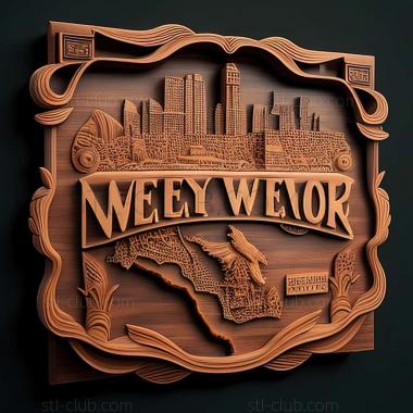 3D model Newark in the United States (STL)